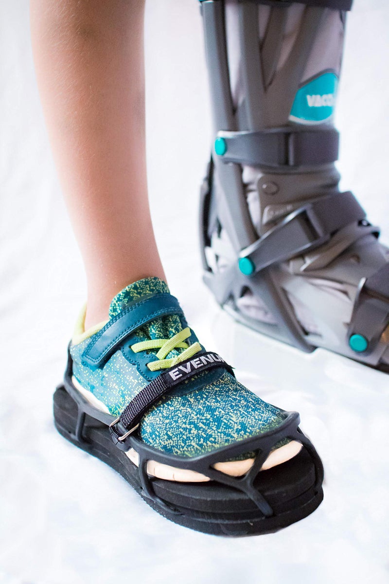 حتى تصل حتى حجم موازن الأحذية الأصلي صغير للاستخدام مع حذاء المشي أو تباين طول الساق. يحسن مشيتك باستخدام مجموعة متنوعة من تعديلات الارتفاع. - Image 5